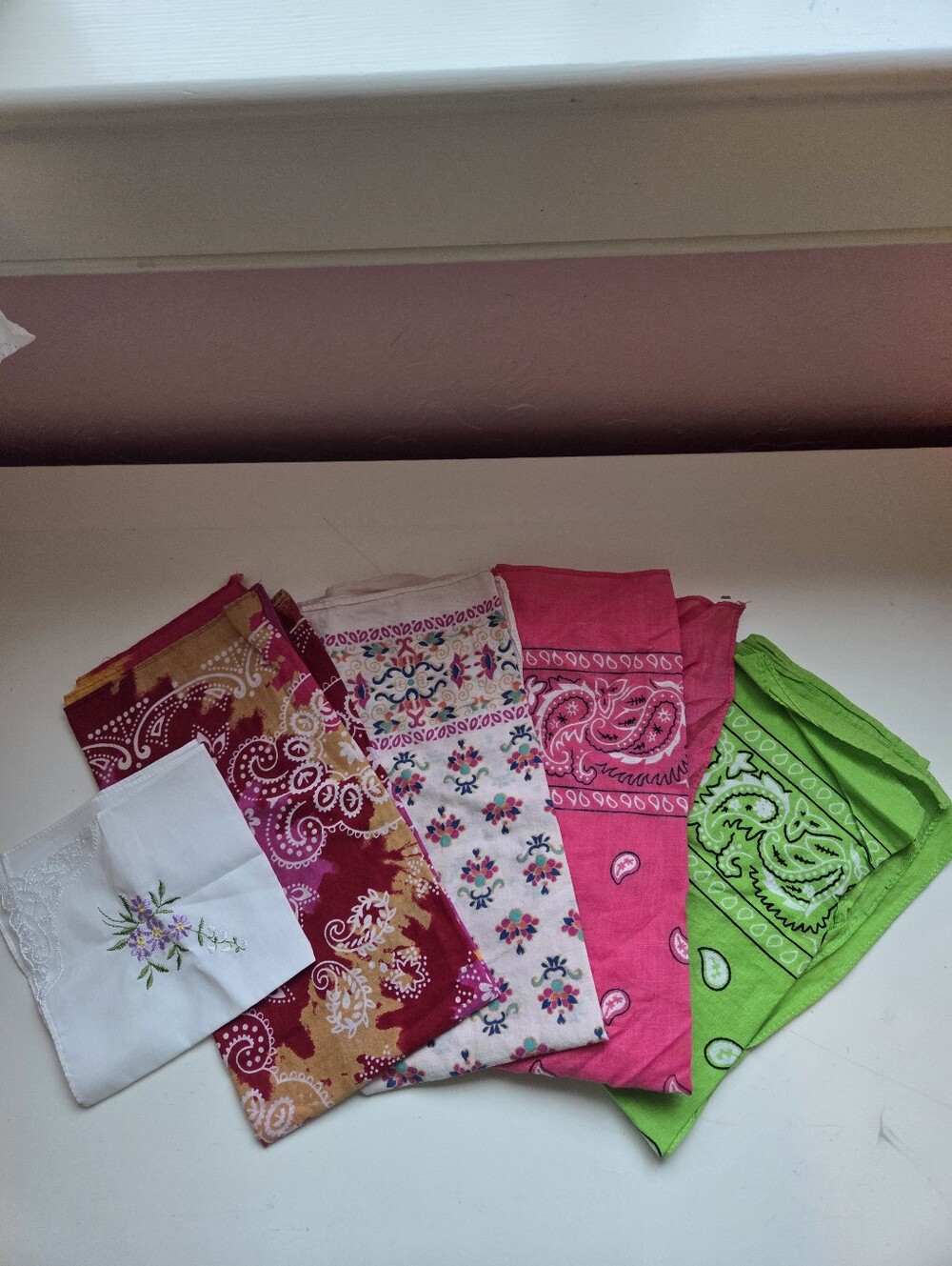 Colorful Assorted Bandana & Handkerchief Set